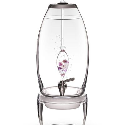 VitaJuwel Grande WELLNESS | Water dispenser with amethyst, rose quartz & rock crystal