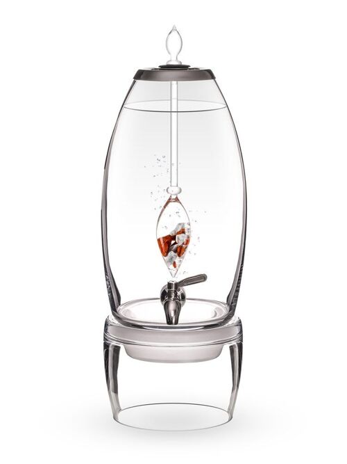 VitaJuwel Grande FITNESS | Water dispenser with red jasper, magnesite & rock crystal