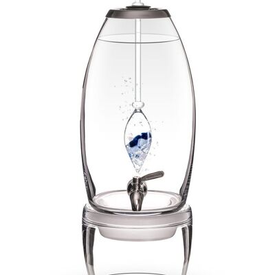 VitaJuwel Grande BALANCE | Water dispenser with sodalite, chalcedony & rock crystal