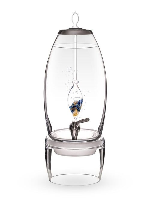 VitaJuwel Grande INSPIRATION | Water dispenser with lapis lazuli & rutile quartz