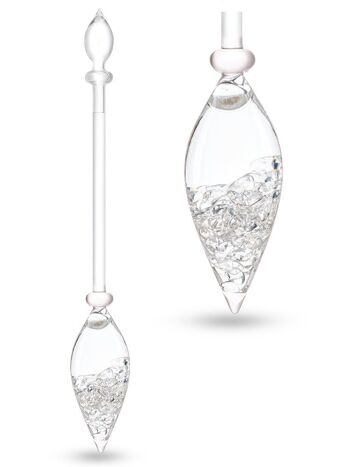 Flacon de pierres précieuses VitaJuwel DIAMONDS avec de vrais éclats de diamant (4 ct.) & Cristal de Roche 1