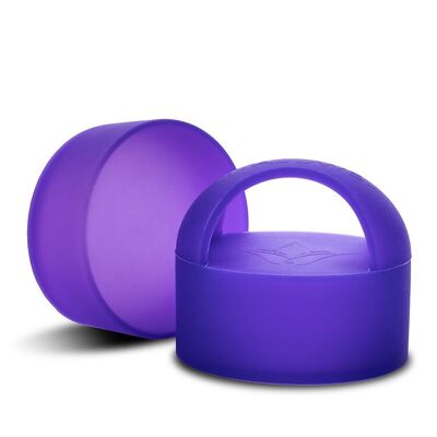 BUCLE VitaJuwel | Tapones protectores para botellas de agua (violeta)