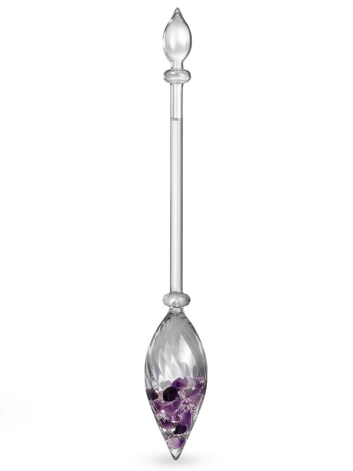 VitaJuwel VINO | Gemstone vial with amethyst and rock crystal