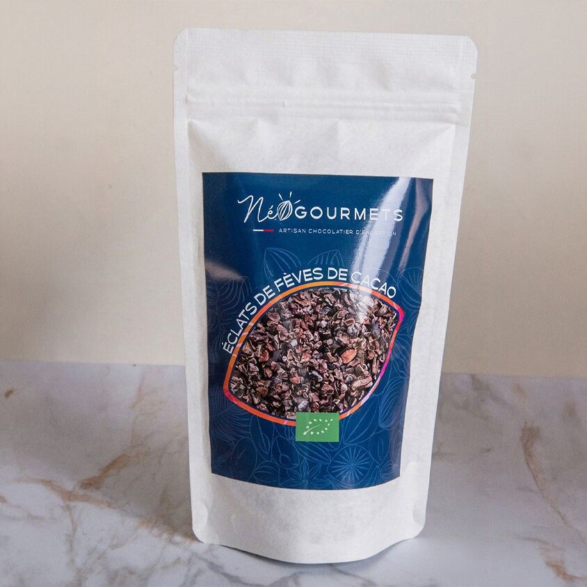 Eclats de fèves de cacao - Grué - Format 250 grammes