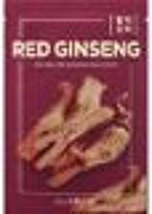 Natural Red Ginseng Mask Sheet/ Mascarilla Ginseng Rojo 21ml