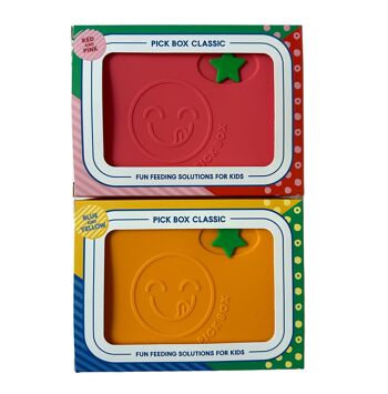 Pick Box Classic - Boîte à lunch en silicone à 3 compartiments 10