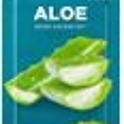 Maschera in tessuto all'aloe naturale / Mascarilla Aloe_21ml