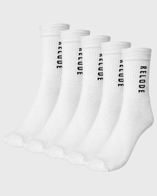 Training Socks 5-pack - White