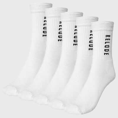 Pack de 5 calcetines de entrenamiento - Blanco