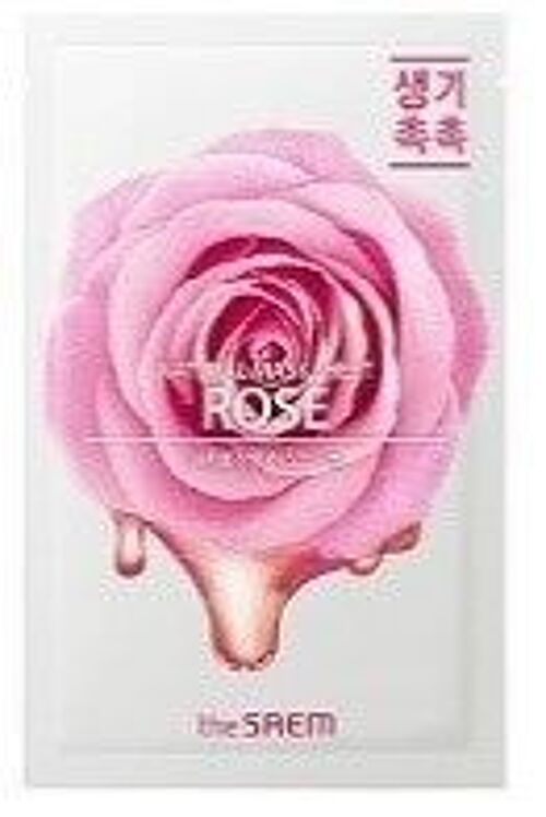 Natural Rose Mask Sheet/ Mascarilla Rosa 21ml