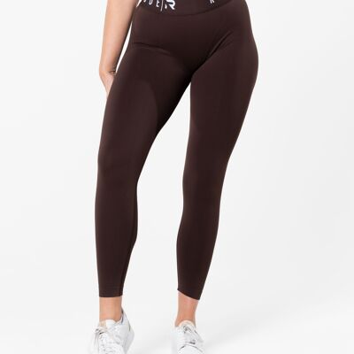 Collants sans couture Apex - Marron