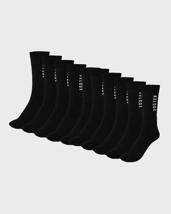 Chaussettes d'entraînement paquet de 10 - Noir