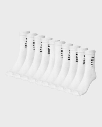 Chaussettes d'entraînement paquet de 10 - Blanc