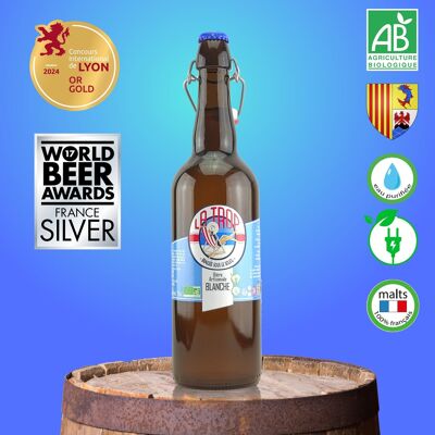 Bière blanche de Provence - La Trop' blanche 4,4% 75cl