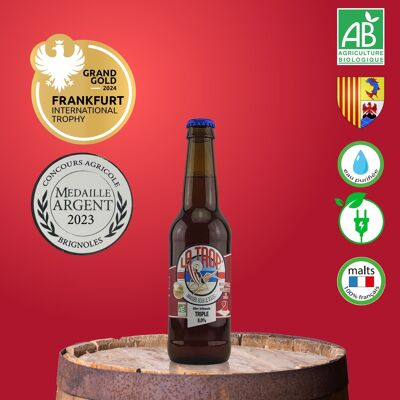 Bière triple de Provence - La Trop' triple 8,0% 33cl