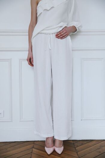 Pantalon en gaze de coton - 1159 5