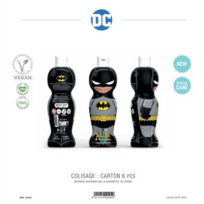 Gel doccia e shampoo con licenza Batman 400 ml