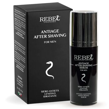Rebel Men After Shaving Sérum après-rasage hydratant apaisant anti-âge