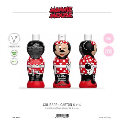 Disney - Minnie Gel Douche & Shampoing Licence 400 ml