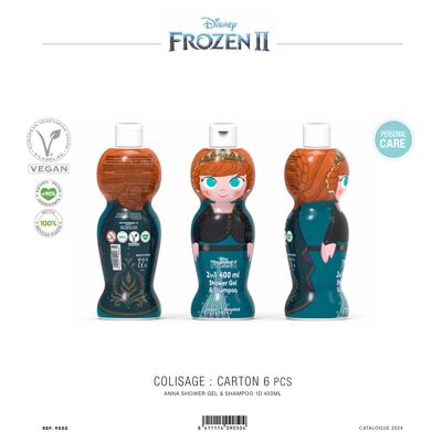 Frozen - Anna Licensed Duschgel & Shampoo 400 ml