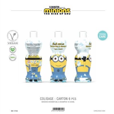 Minions Gel Douche & Shampoing Licence 400 ml