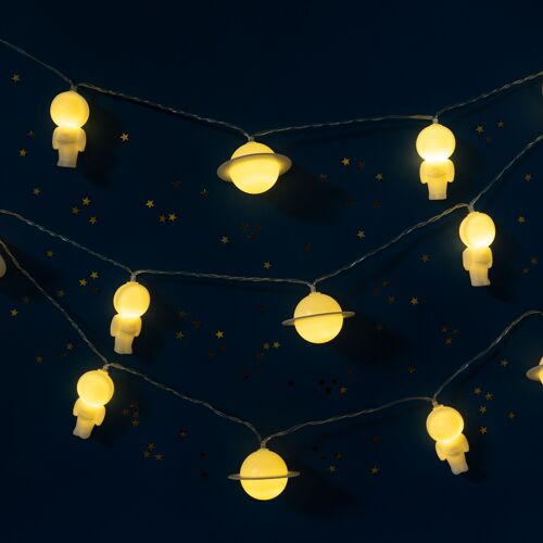 Glow in the Dark Astronaut String Lights