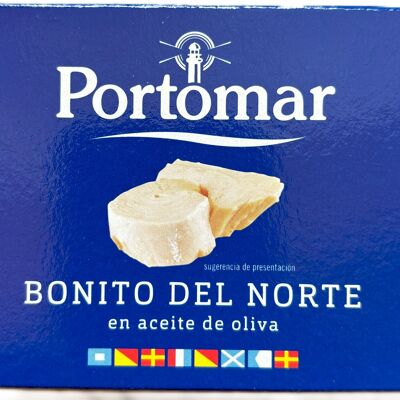 Conserva de bonito del norte en aceite de oliva  Portomar