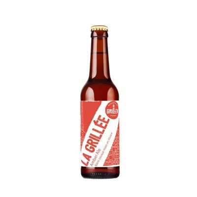 Cerveza ámbar ecológica La Grillée Amber Ale 33cl