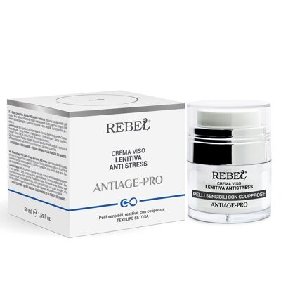 Rebel Antiage Pro Crema facial calmante antiestrés y antiedad