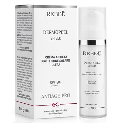 Rebel Antiage Pro Dermopeel Shield Crema Antietà Protezione Solare Ultra