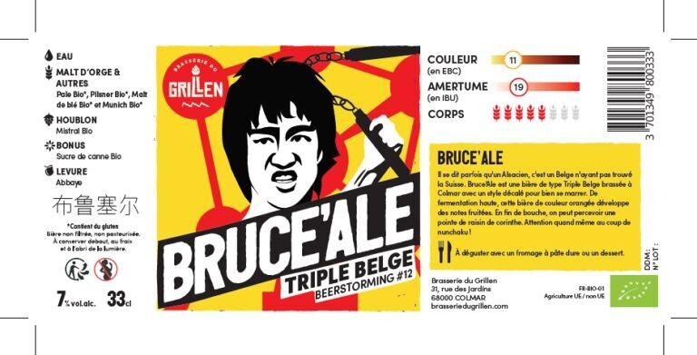 Birra Belga Tripla Bruce'Ale Biologica 75cl