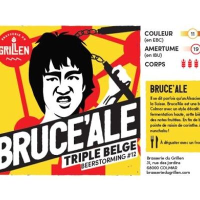Birra Belga Tripla Bruce'Ale Biologica 75cl