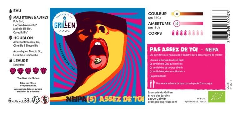 Bio-Bier New England Indian Pale Ale NEIPA'(s) genug von euch 75cl