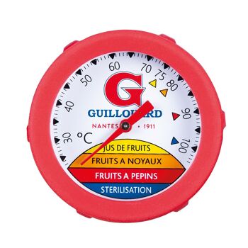 Thermomètre Plongeur - Tige 25 cm - Inox - Cadran Silicone - Sur Carte | GUILLOUARD 3
