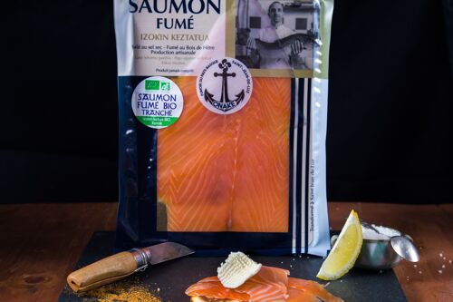 Saumon Fumé Bio, 4/5 Tranches 150g