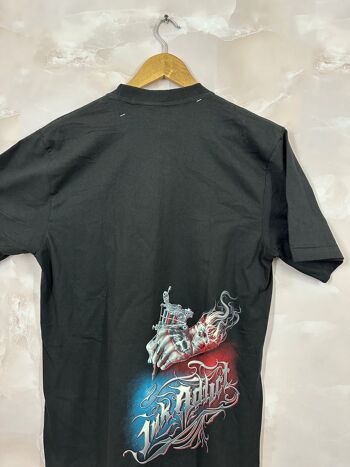 #12 T-shirt imprimé tête de mort "Étreinte du Cobra" 3