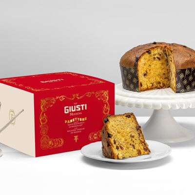 Panettone with Balsamic Vinegar of Modena PGI - 1 KG
