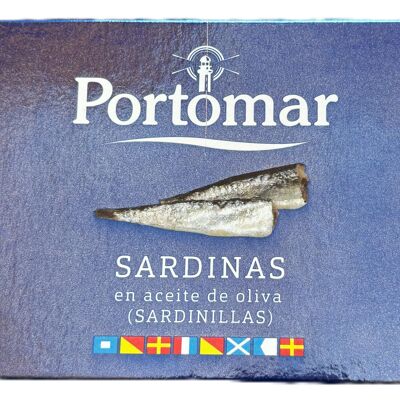Sardines en conserve à l'huile d'olive extra Portomar