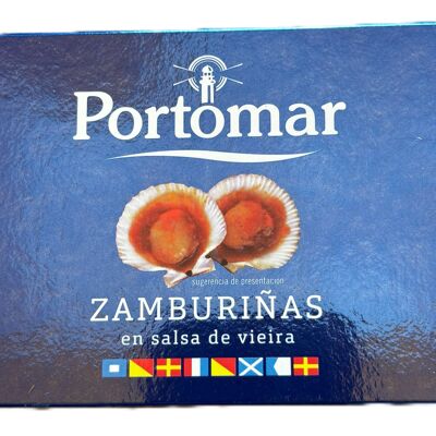 Conserva de zamburiñas en salsa de vieira Portomar