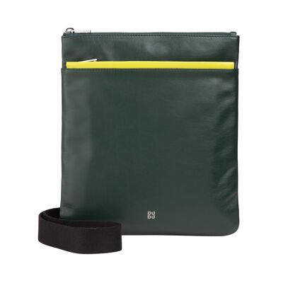 DUDU Bolso bandolera hombre en piel mangrove