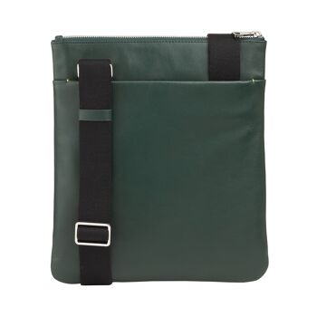 DUDU Sac bandoulière homme en cuir mangrove 2