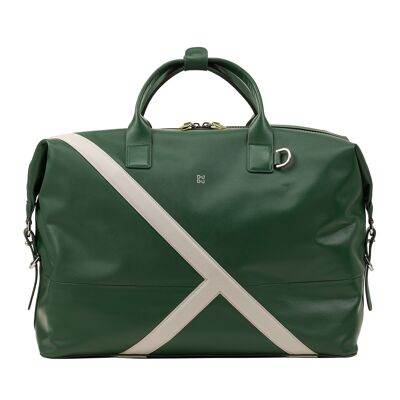 DUDU Sac de tennis en cuir vert