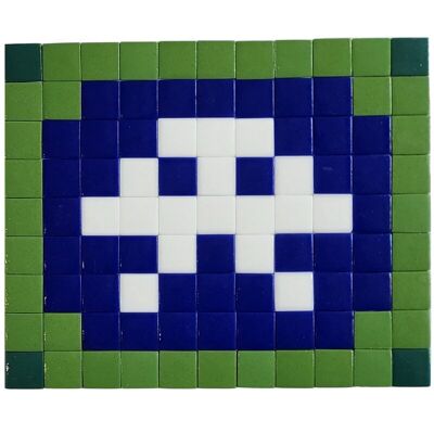 Mosaikbausatz „Straßenschild Paris 01“ – Space Invader