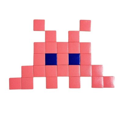 Kit de mosaico "Rosa básico" - Space Invader