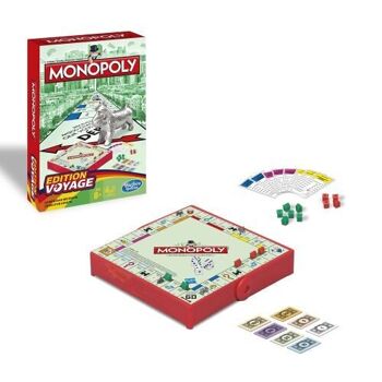 Hasbro Gaming - Monopoly Voyage - Jeu de Société - B10021010, 2 à 4 joueurs 3