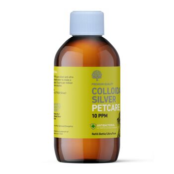 Bouteille de soins pour animaux de compagnie en argent colloïdal transparent de 10 ppm, 250 ml 7