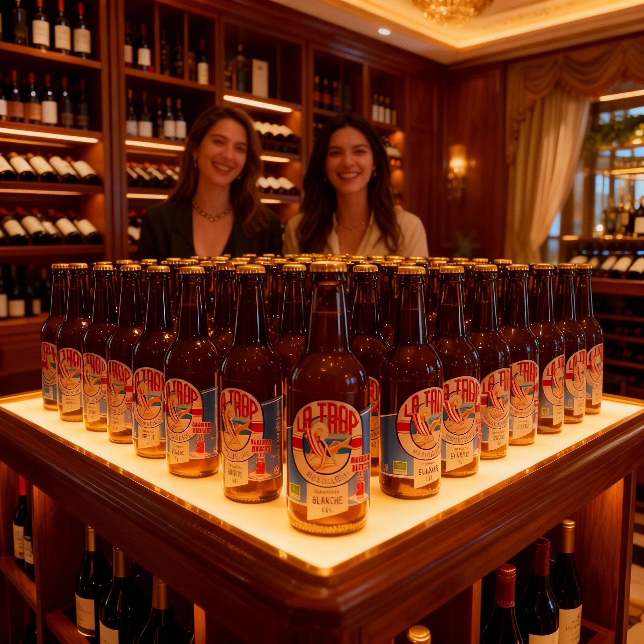 White beer from Provence - La Trop' blanche 4.4% 33cl