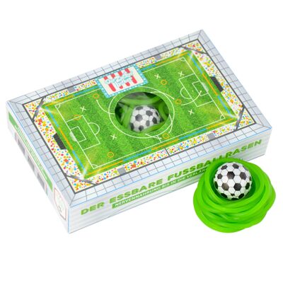 Caja de regalo comestible para césped de fútbol, ​​goma de mascar deportiva