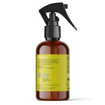 Spray à gâchette PetCare à l'argent colloïdal amélioré 20 ppm 250 ml 2