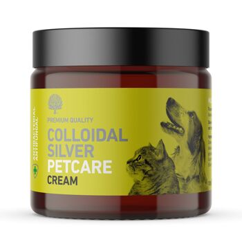 Crème de soin pour animaux de compagnie à l'argent colloïdal apaisant entièrement naturelle 100 g 1